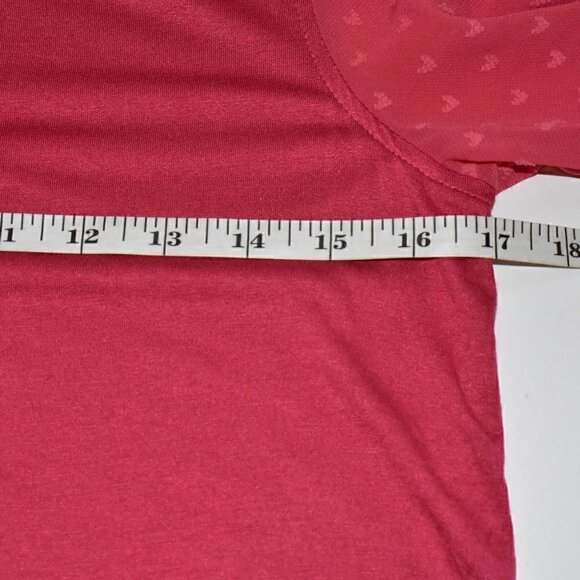 DR2 Sheer Short Sleeve Pullover Top Size S - Picture 4 of 9